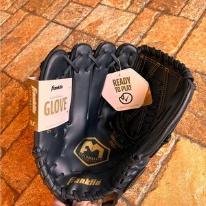 Rawlings Black and Gold Baseball Glove
